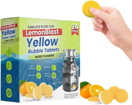LemonBlast Yellow Bubble Tablets (24pc)